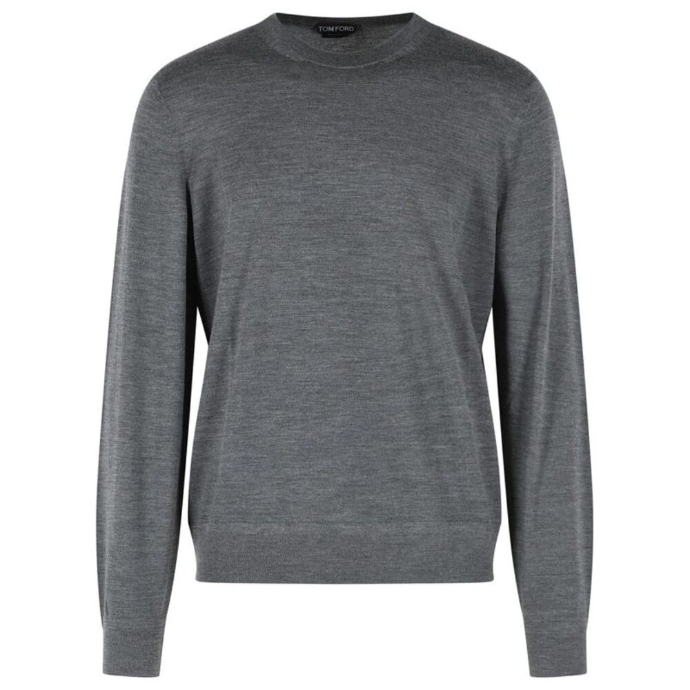 Tom Ford Grey Wool Sweater Men
